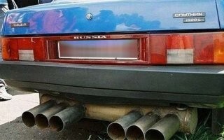 17 нетипичных автомобильных глушителей