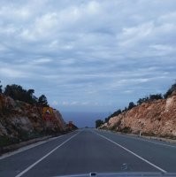 Дорога в море, 19-год, Кипр.