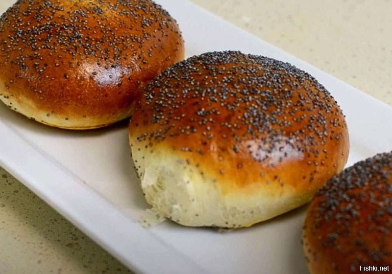 Вот булочки с маком !