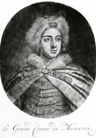 Есть два, практически одинаковые портрета, подписанные как "Великий царь Московии", но с разными лицами. Есть источники, где указано, что и там и там - Пётр Алексеевич. Об этих гравюрах писал ещё Д.А. Ровинский (русский юрист, действительный тайный советник, один из главных разработчиков судебной реформы 1860-х гг. Известен также как историк искусства и составитель справочников по русским портретам и гравюре XVIII XIX веков, меценат и благотворитель. Почётный член Академии наук и Академии художеств.) Давайте, как советует автор поста, включим разум и проверим почему эти Петры такие разные?