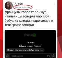 То ли еще будет, когда пытливая бабка разглядит ник внучки и узнает его перевод