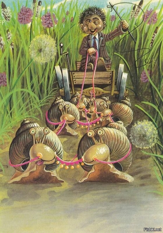 Нет, это были немецкие открытки про семейство ёжиков.