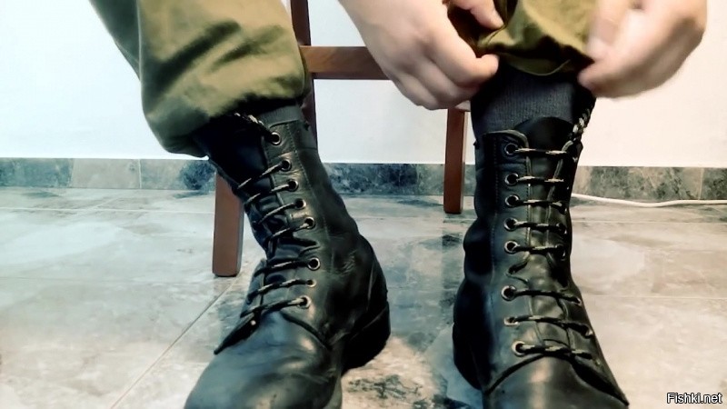 Фото не моё, но шнуровал именно так ))