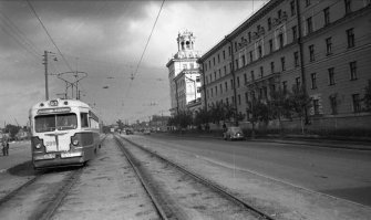 Знакомое место. Казань. Улица Николая Ершова. Остановка Абжалилова. Годы похоже 1960ые.