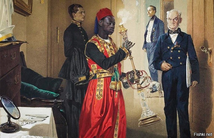 Впервые в России слуги-арапы появились при дворе матери царя Михаила Фёдоровича. В первой четверти XVIII века должность арапов была закреплена штатно. При Екатерине II на царской службе находилось десять арапов