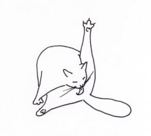 Что делает кот,когда ему делать нечего? ... Правильный ответ: