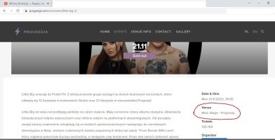 Никак не могу понять, ты тупой или упоротый? 
Заходим на сайт Прогрессии, читаем. Главная сцена. Все билеты проданы. Что не так? Илюша-таки собрал площадку на 2500?