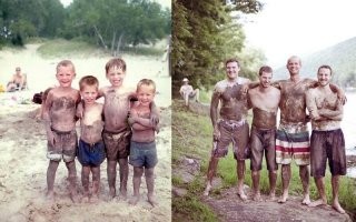 Глядя на эту фотку я вспомнил, что первые 40 лет самые сложные в жизни  мальчика))