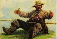 Мужчина на зеленом кабриолете катался по Москве с открытой крышей