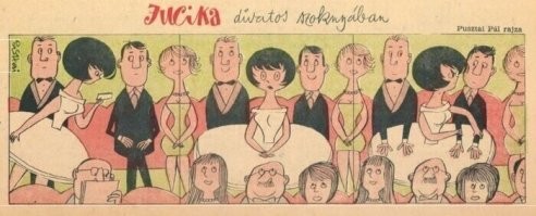 Ретро-комиксы о неунывающей девушке, к которой ревновала своего мужа жена художника