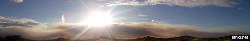 Хотел снять панораму, двигаясь на Арго))