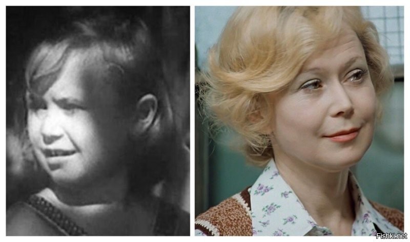 Светлана Немоляева в фильме "Близнецы" 1945 год. (8 лет).
