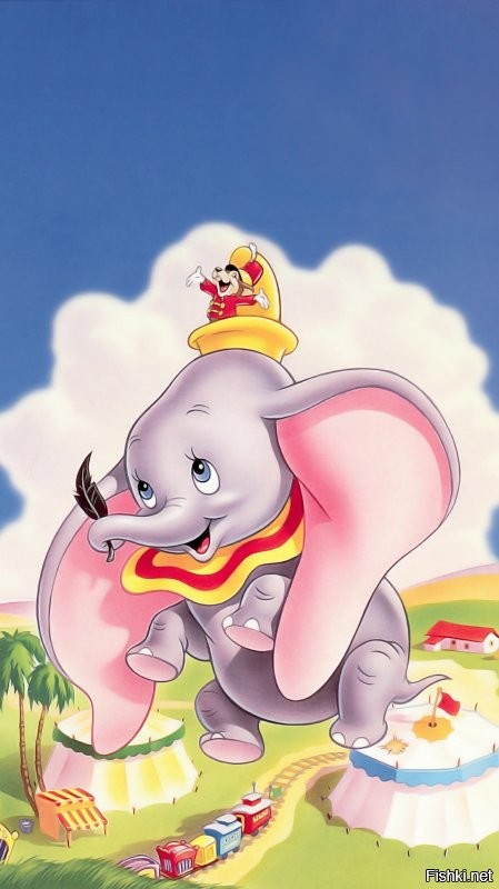 "Название "Дамбо" гримпотевтис получил благодаря сходству со слоненком Дамбо, героем диснеевского мультфильма"

Ага, один в один прям - как в зеркале