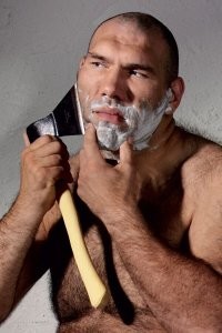 Ножом? Как-то стрёмно.