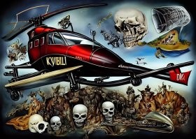 Гибрид Сердюкова с вертолётом: нейросети умеют многое, но с рисованием Карлсона случился конфуз