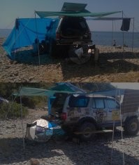 Хм... У нас даже "на вписке", после несколькодневной тусовки, такого бардака не было. 

Вот что, сложно рядом с собой пакет повесить на спинку стула, к примеру. 
Пустые и сплющенные банки, занимают гораздо меньше места, чем несплющенные. 

Вот, к примеру: