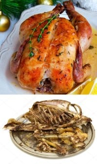 Нууу, не знаю, но лучшая разделка курицы делается зубами...