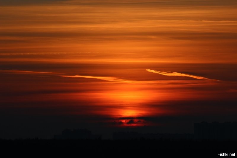 Такой рассвет сегодня