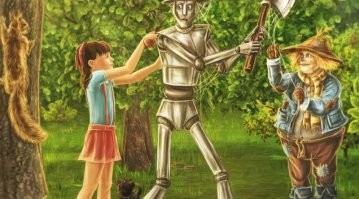 Просто ждёт свою Элли с маслёнкой.