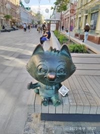 В Нижнем Новгороде есть вот такой котенок))