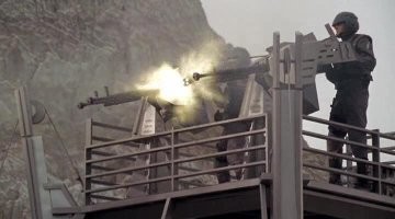 Ну и как всегда, как что-то серьёзное, там ДШК.