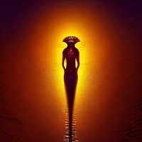 Ретрофутуризм в исполнении нейросети