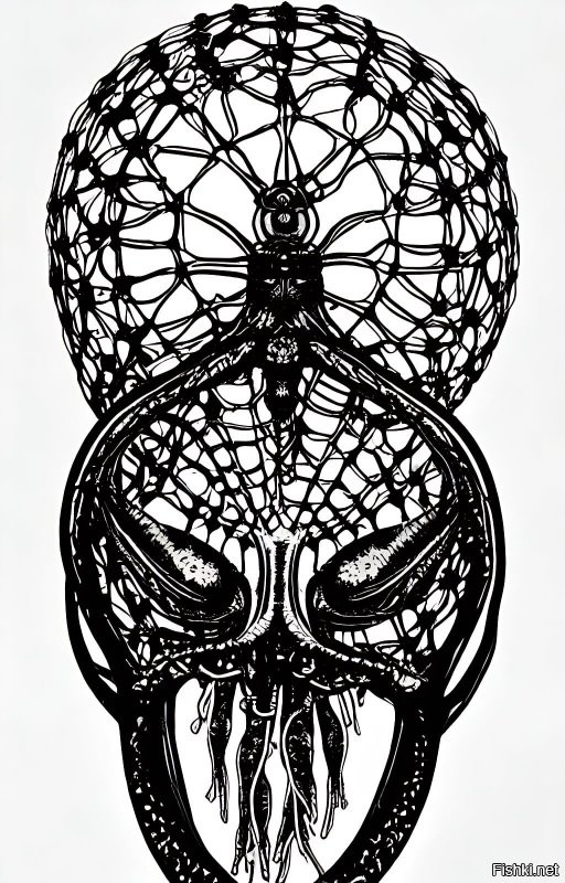 вот такой запрос ИИ и вот результат - картинки ... а вот запрос Goddess portrait skull, octopus, jellyfish butterfly phoenix head. bio-mechanical bio-luminescence, intricate artwork by tooth wu and wlop and beetle, a highly detailed epic cinematic concept art cg render digital painting artwork scene. by greg rutkowski, ilya kuvshinov, wlop, stanley artgerm lau, ruan jia and fenghua zhong, trending on artstation, made in maya, blender and photoshop, octane render, excellent composition, cinematic dystopian brutalist atmosphere, dynamic dramatic cinematic lighting, aesthetic, very inspirational, arthousebio-mechanical bio-luminescence, intricate artwork by tooth wu and wlop and beeple. a highly detailed epic cinematic concept art cg render digital painting artwork scene. by greg rutkowski, ilya kuvshinov, wlop, stanley artgerm lau, ruan jia and fenghua zhong, trending on artstation, made in maya, blender and photoshop, octane render, excellent composition, cinematic dystopian brutalist atmosphere, dynamic dramatic cinematic lighting, aesthetic, very inspirational, arthouseб goddess unearth creature masked portrait. jellyfish phoenix head, nautilus, butterfly, skull, ice and fire, bioluminiscent creatures, intricate artwork by tooth wu and wlop and beeple. octane render, trending on artstation, greg rutkowski very coherent symmetrical artwor, . cinematic, hyper realism, high detail, octane render, 8k"