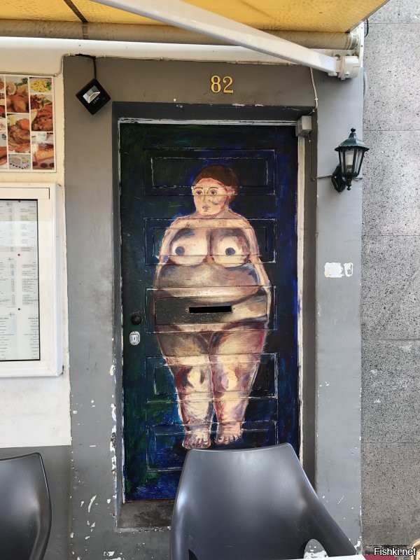 Художник не известен, двери на Мадере...