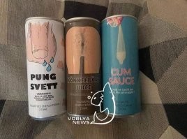 Чипсы со вкусом вагины, энргетики с разными вкусами, пиво видимо со вкусом Сашки, здравствуй жопа новый год