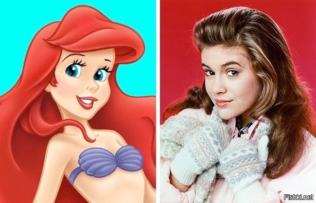 И, кстати, итоговая русалочка - это Алисия Милано