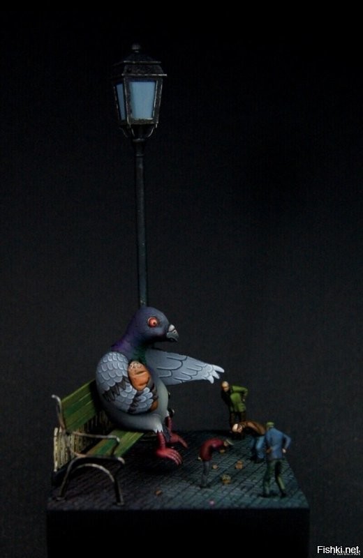 Fran García "Damek". Голубь на пенсии.