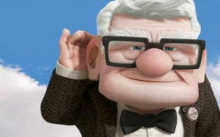 Старичка из мультфильма "Вверх" срисовали с актера Спенсера Трейси.