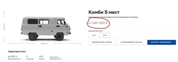 Есть только ценовой диапазон