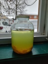 Самогон на мандаринках, новогодний (делал впервые,сейчас сниму пробу:) )