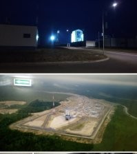 Какой закупили. 
Это командный пункт космодрома Восточный.