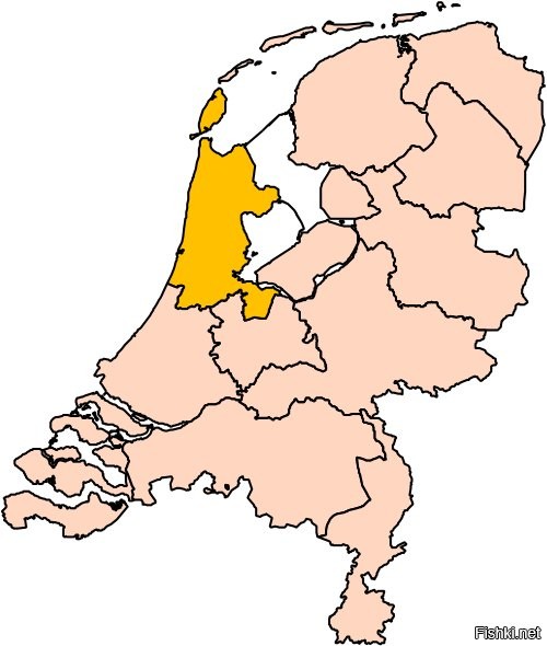 Северная Голландия. Акведук находится на дамбе, соединяющей её с островом и провинцией Флеволанд.