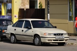 На Daewoo Nexia .