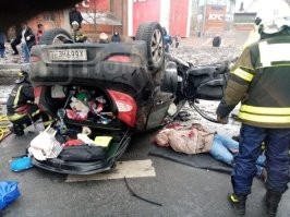 Авария дня. Момент столкновения на МКАД с двумя погибшими попал на видео