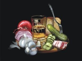 Солёный огурец. Крестьянская еда, а и цари не брезговали! Очень просто. Без затей. По-деревенски