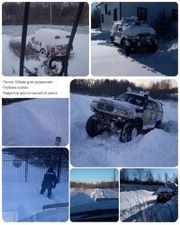 Судя по видео, там, машины с некоторой внедорожной подготовкой были. 

И да, засадить в снегу, легко можно и внедорожник на 36" Симексе. 
Даже в Подмосковье, а не в горах. 
Снег, тем более глубокий, это бывает сложно для колёсной техники. 
Даже для специализированных снегоболотоходов. 



Да и гулянка не всегда спасает. Увы.