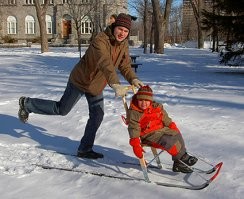 Миллениалы изобрели финские сани.
