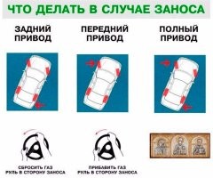 Опасный обгон на зимней трассе