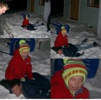 Вот вам ужасный ужас, а не это вот всё! 

Нападение зомбивампира карлика, маскирующего под ребёнка! 

Лично фотографировал. 
Чудом спасся!