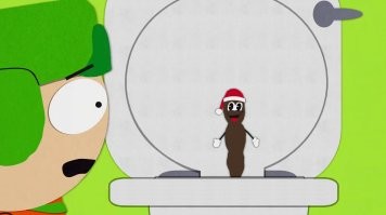 Помните мультик "South Park"? Был там похожий персонаж. Но то мультик был явно не для детей, и, у американцев довольно своеобразное "чувство юмора"... А как далеко зайдут эти "европейцы"?