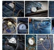 Разные часы есть. 
Хотя, как мне кажется, в 70-х годах 19 века, мало у кого из работяг-старателей, были карманные часы