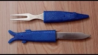 В моем детстве тоже был набор в виде рыбки...)
