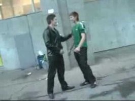 Гопник пристал к парню и пожалел об этом