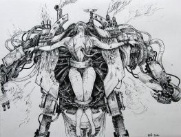 Согласен, если бы тупая нейросеть работала как надо то изобразила бы как Лена  Полено приковывает Дашу к Машине Покаяния, а в этот момент на заднем плане Гена в образе Инквизитора сжигает из огнемёта двух поганых еретиков которыми под влиянием губительных сил хаоса превратились его дети.

Я прошу дол...ё...в хотя бы не поганить 40К так как его ЛОР и Традиции комьюнити из за специфики сеттинга является последней отдушиной нормальных людей перед надвигающемся писцом толерастии и некомпетентности.