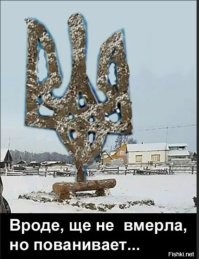 Свинорылые ушли далеко вперёд.Из какого только говна трезуб не выкладывали