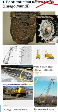 А вот и нет. Это не карта! 

Это эскиз ведущего колёса гусиничного крана. 
Причем  в расчётах была ошибка. 

Поэтому, когда строили вавилонскую башню, при подъёме груза, колесо не выдержало - зубья срезало. 
Одна из гусениц осталась без привода. 
Кран развернуло и тяжеленный кусок конструкции, сорвавшись, разрушил большую часть перекрытий и верхнюю часть стен. 

Нет, там, конечно, наказали всех, кого ни попадя, казни, все такое... 
Но башню так и не достроили. 
Денег на проект было в обрез. Да и психанули. 

Разругались все настолько, что даже на одном, общем языке, не захотели больше общаться. 
Расползлись по миру. 
Потом обиды копились, свары, войны... 

В общем, из-за какого-то инженера-неуча, что по блату в институте "учился" и сопромат "мимо прошёл", вся эта фигня, что вокруг нас сейчас происходит, и получилась.